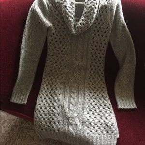 Gray sweater tunic/dress